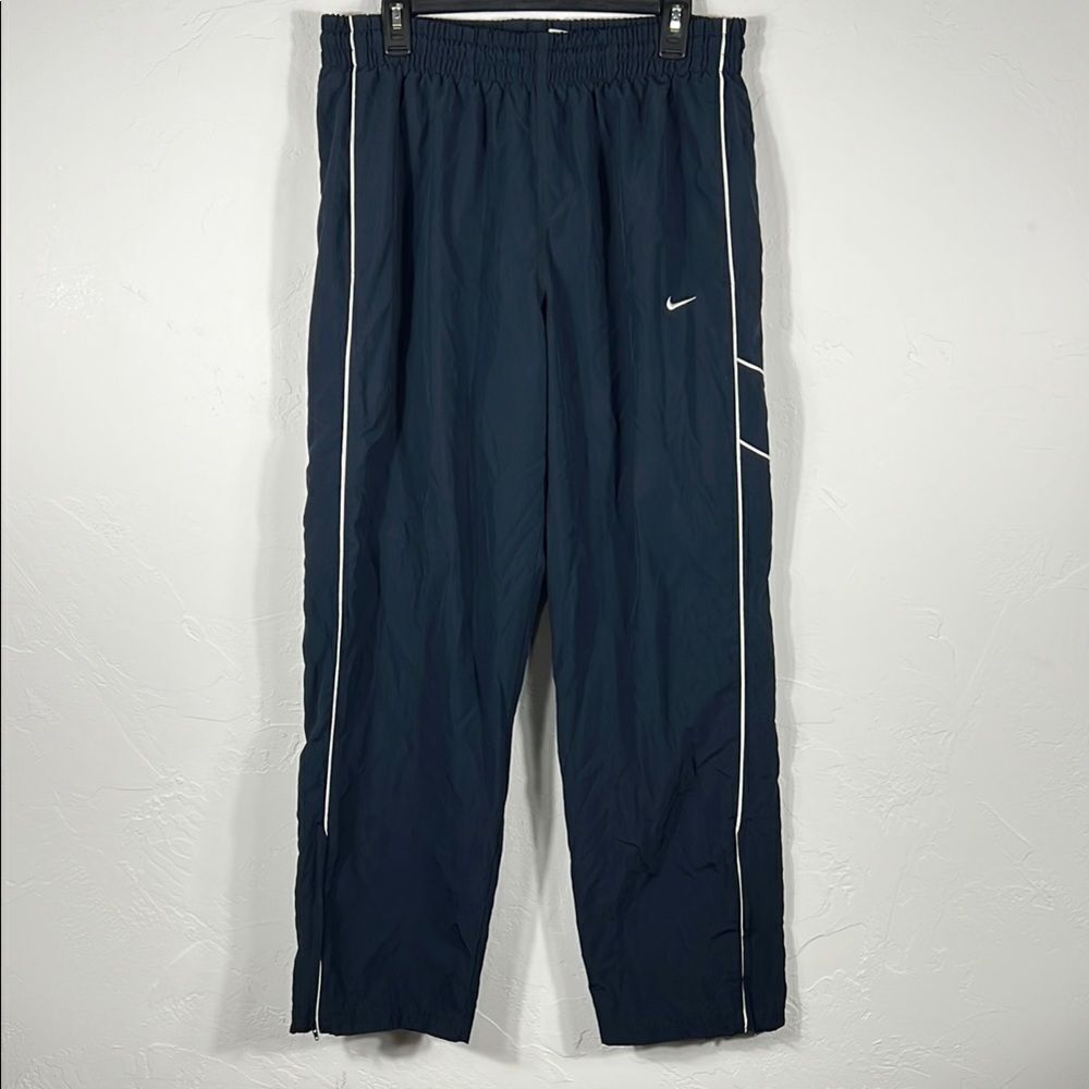 🔥🔥 Vintage NIKE Navy Lined Athletic Track Pants Streetwear Men Sz XL - EXCELLE